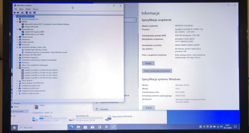 Acer aspire V3-771G GeForce intel SSD Wi-Fi 5ghz