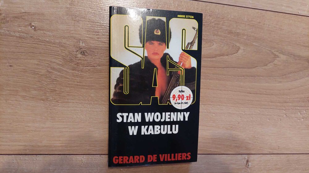 książka - SAS - Stan wojenny w Kabulu - Gerard De Villiers