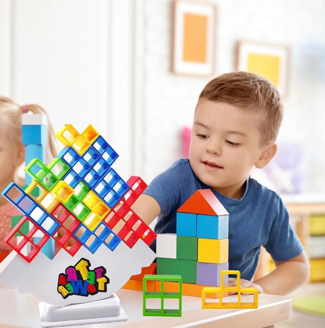 Yoirzit Tetra Tower Gra dla dzieci Tetris Tower