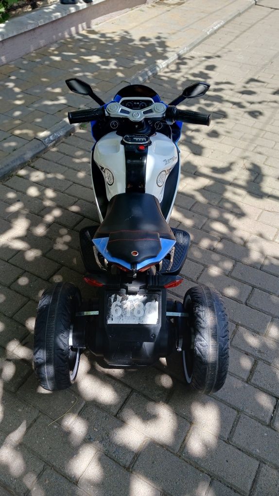 Мотоцикл дитячий Bambi Racer синій M 4053EL-4