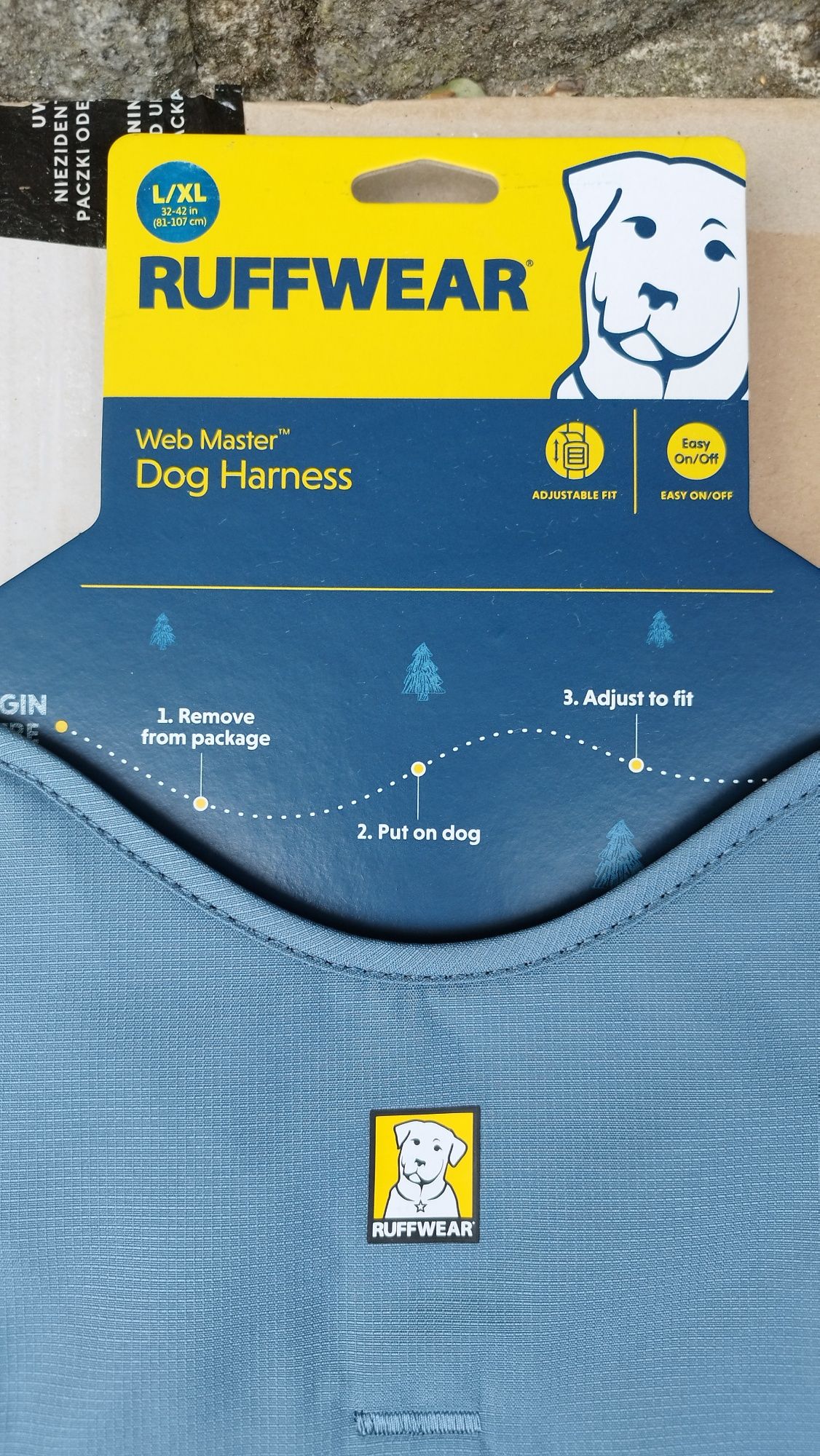 Ruffwear Web Master szelki dla psa Slate Blue L/XL
