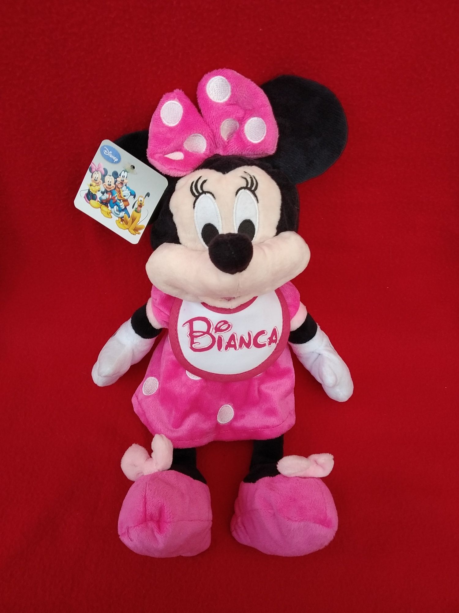 Minnie e Mickey com nome 40 cm