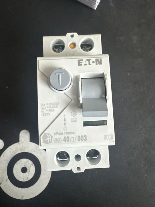 Wyłącznik różnicowy hnc-40/2/003 EATON