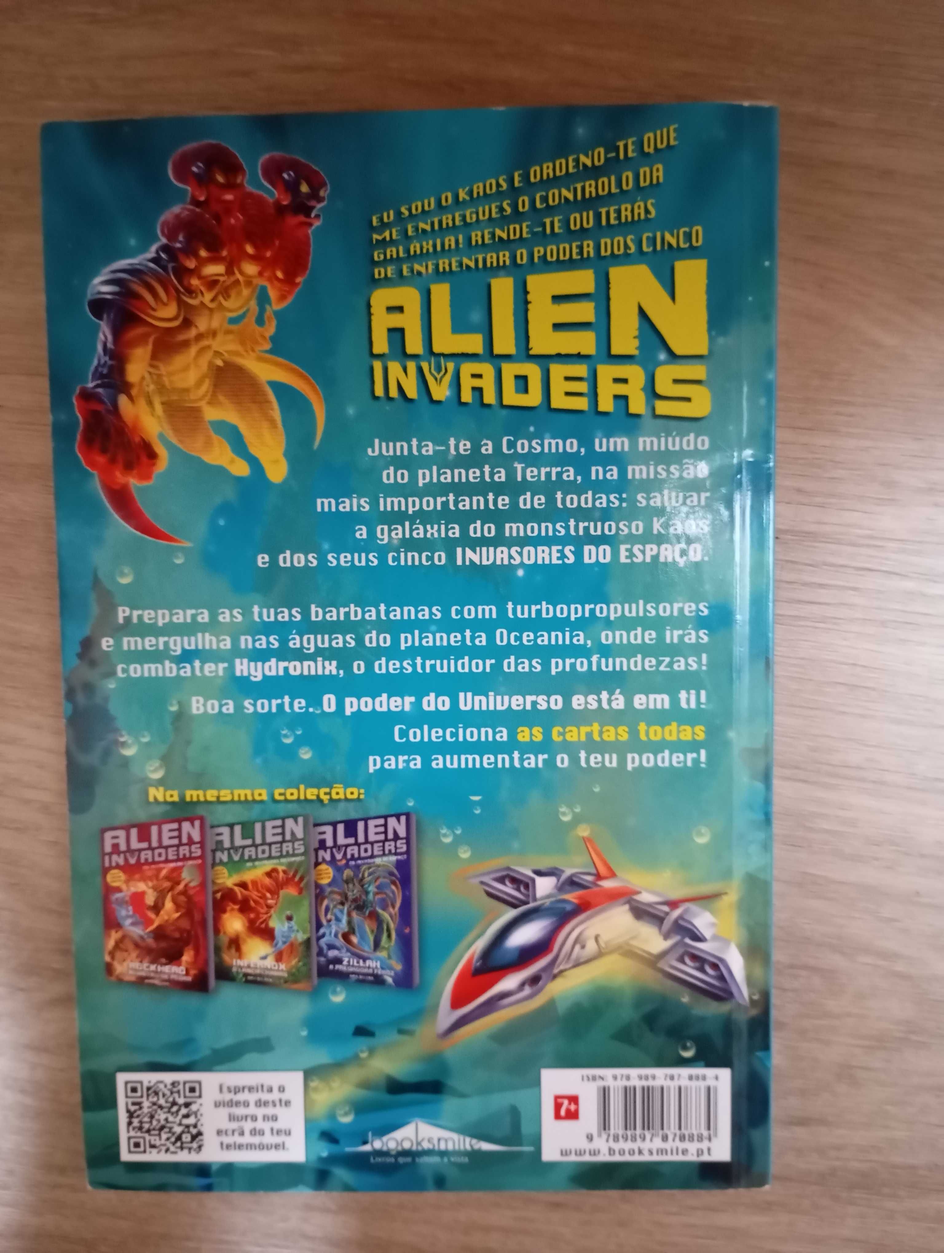 Alien Invaders Nº4 Hydronix, O Destruidor das Profundezas - Max Silver