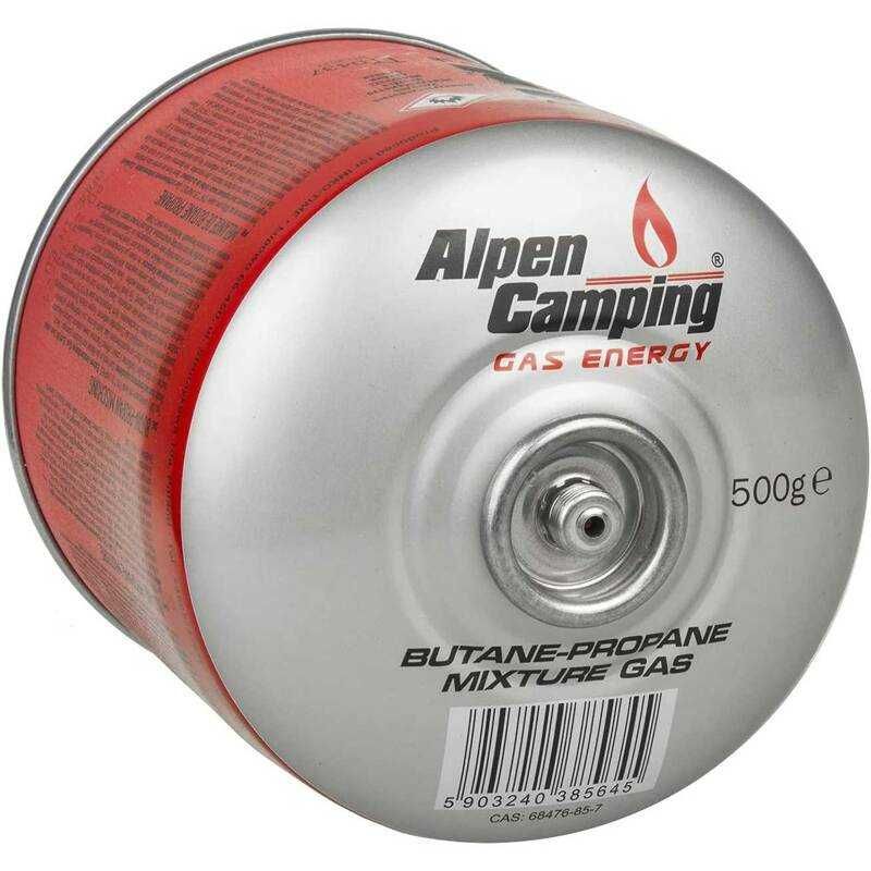 4 x Kartusz gazowy Alpen Camping 500 g gwint