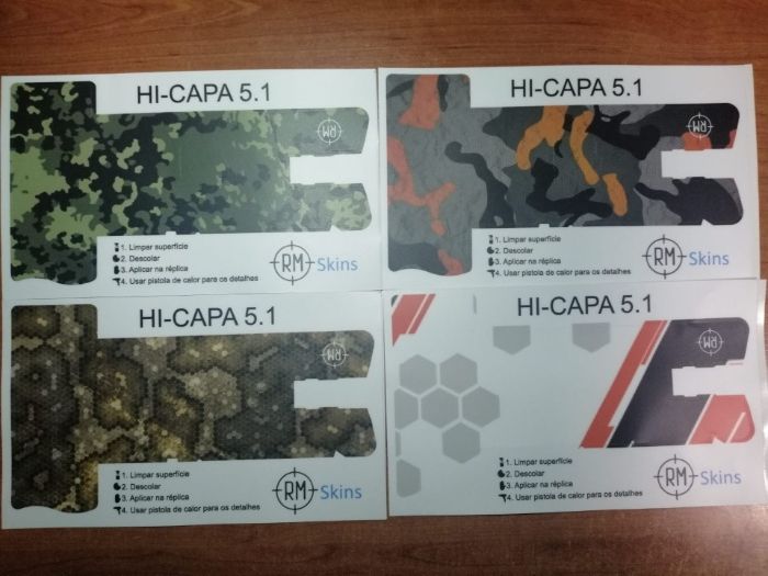 Airsoft Skins (Hi-Capa 5.1 e G17/18)