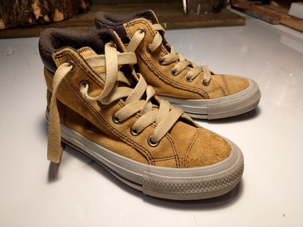 Trampki Converse piaskowy zamsz 28,5 17,5cm