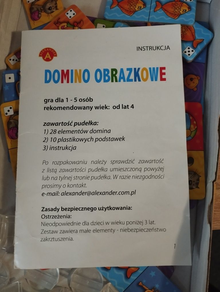 Aleksander, gra logiczna Domino