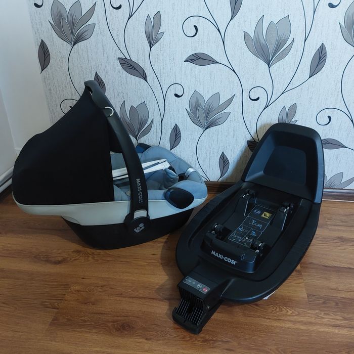 Wózek dziecięcy 4w1 Riko Qubus Maxi-Cosi baza nosidełko