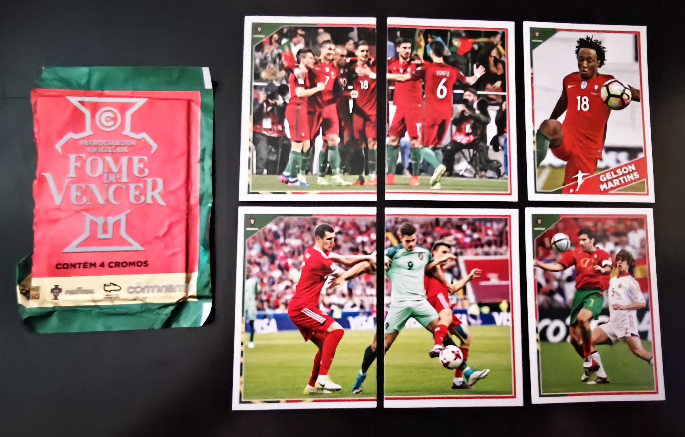 Cromos "Fome de Vencer" 2018 - Lote de 6 cromos à escolha!