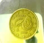 Moeda rara de 1999 10cent euro Espana original.rara