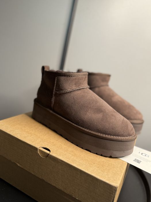 Уггі UGG Ultra Mini Brown Platform угги коричневые угг