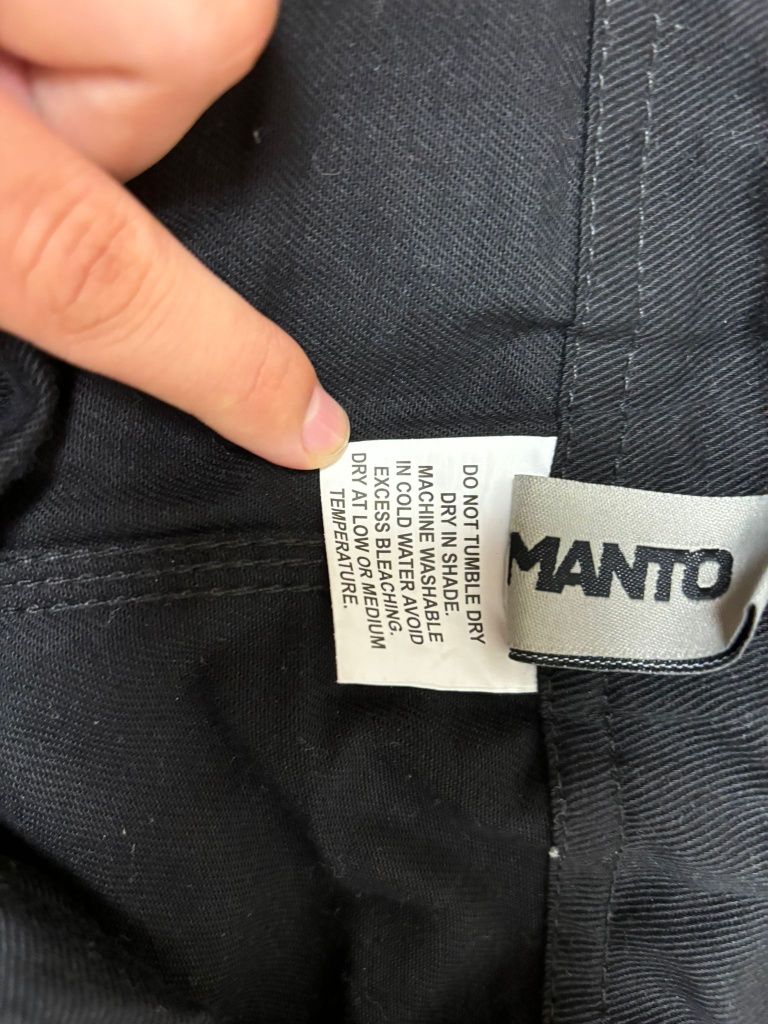 Kimono Manto "BASE 2.0" BJJ GI czarne. Rozmiar A1