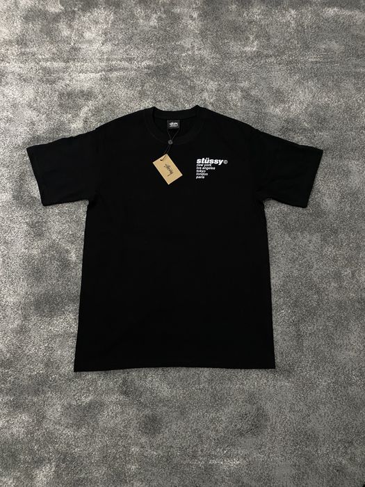 T-shirt Stüssy Strawberry Black