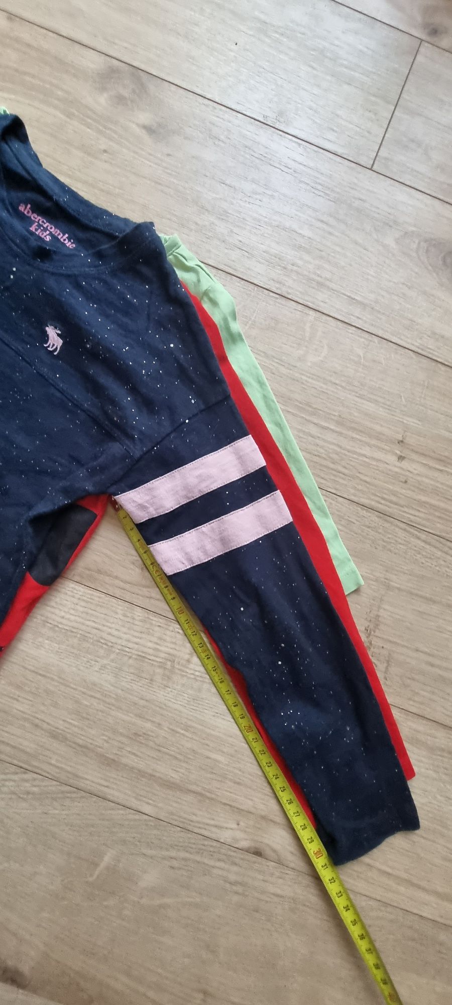 Bluzka świąteczna myszka Minnie 7 8 Abercrombie koszula rękawe 122 128