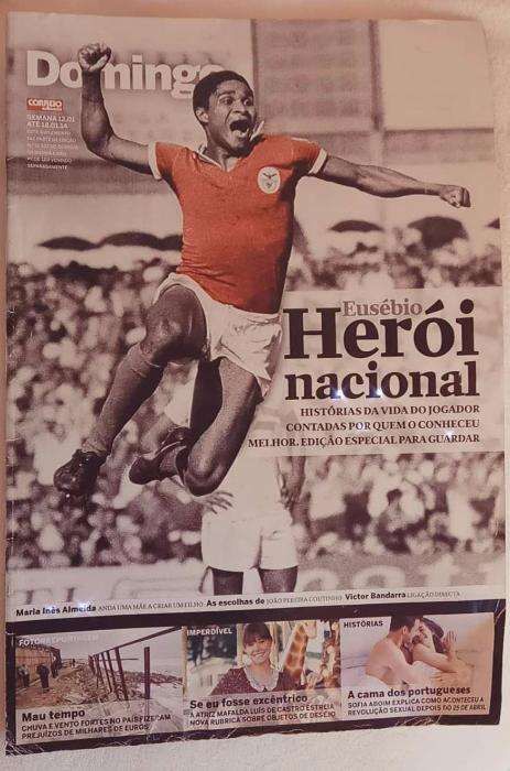 Revista Domingo - Eusébio Herói Nacional