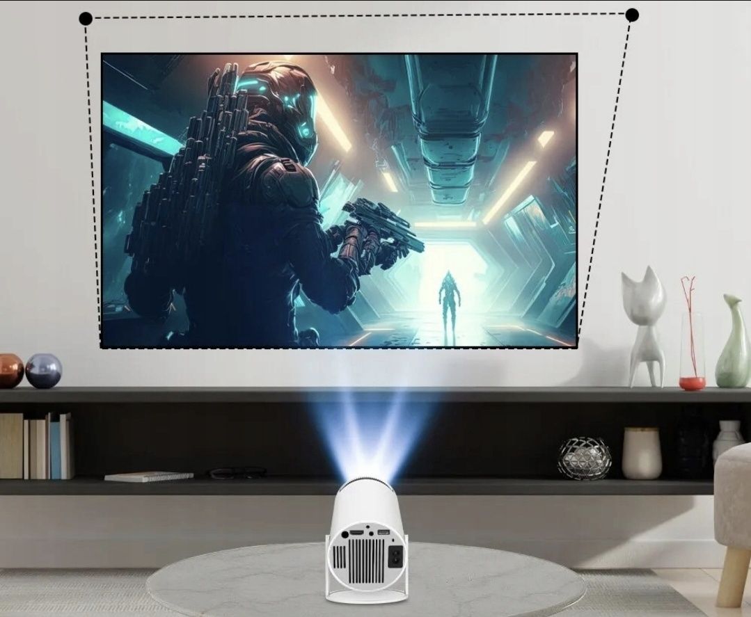 HY300 PRO Projektor Smart Rzutnik Android WIFI FullHD 4K Netflix