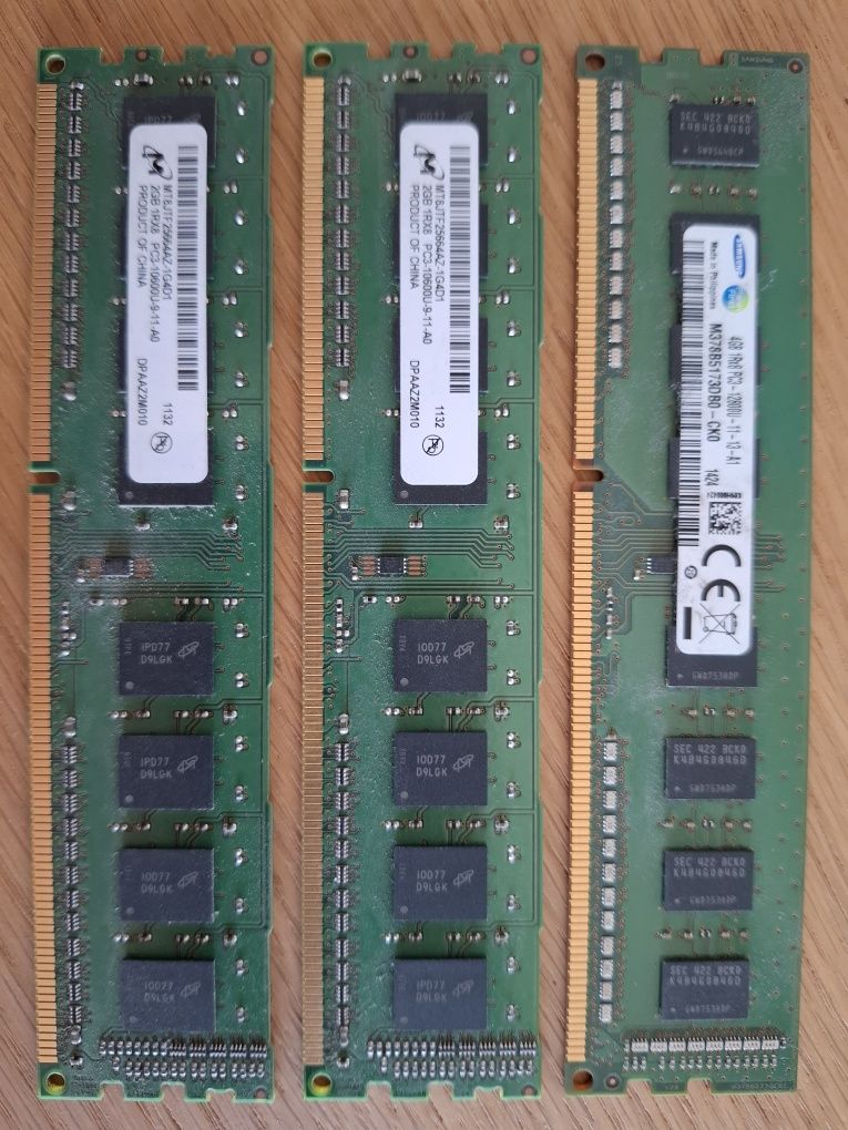 Memória RAM 1x 4Gb + 2x 2Gb DDR3