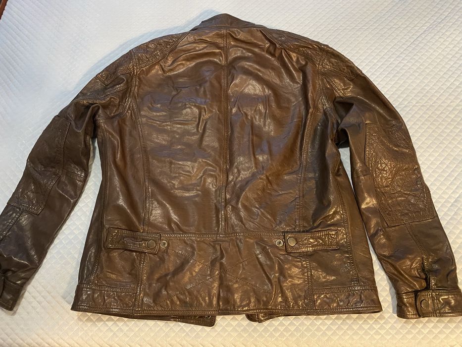 Kurtka skórzana męska Massimo Dutti
