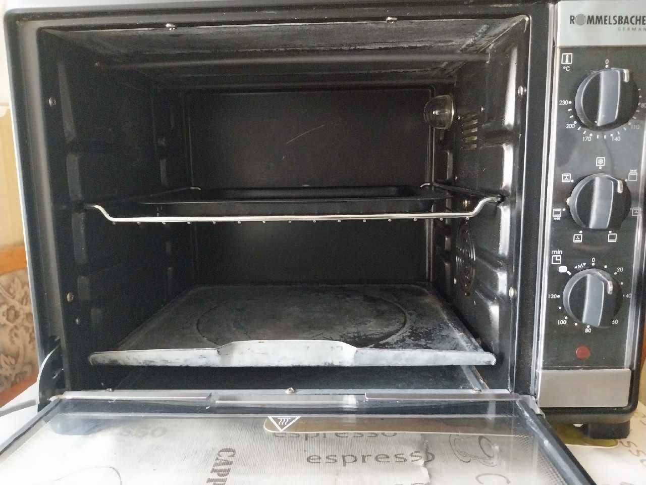 MINIPIEKARNIK Minibackofen mit Drehspiess Rommelsbacher