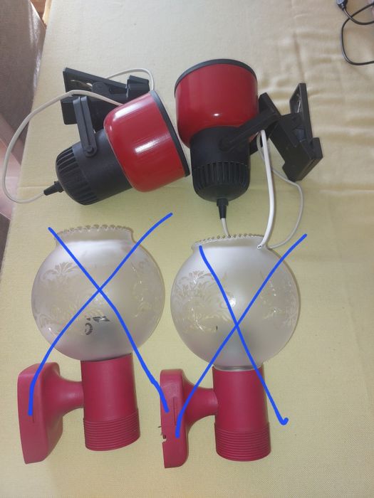 Lampy PRL , kinkiety ,