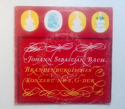 Johann Bach Concerto de Brandemburgo Vinil 7"