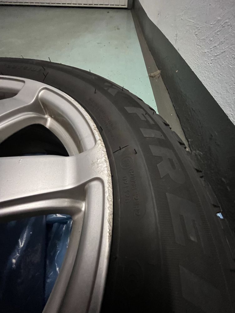 Felgi 15 100x5 z oponami zimowymi 195/60