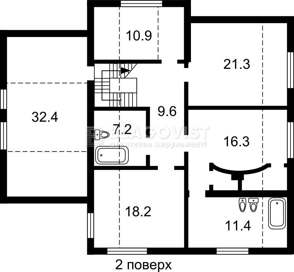 Продаж будинка 300 м2 (15 соток) с.Нові Петрівці ,Межигірʼя, Вишгород