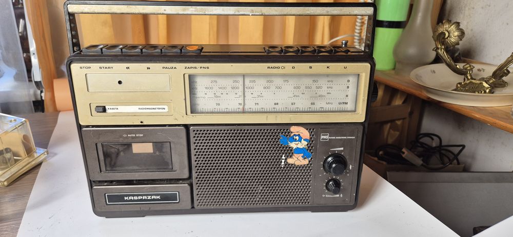 Stary radiomagnetofon Kasprzak RM 222 sprawne