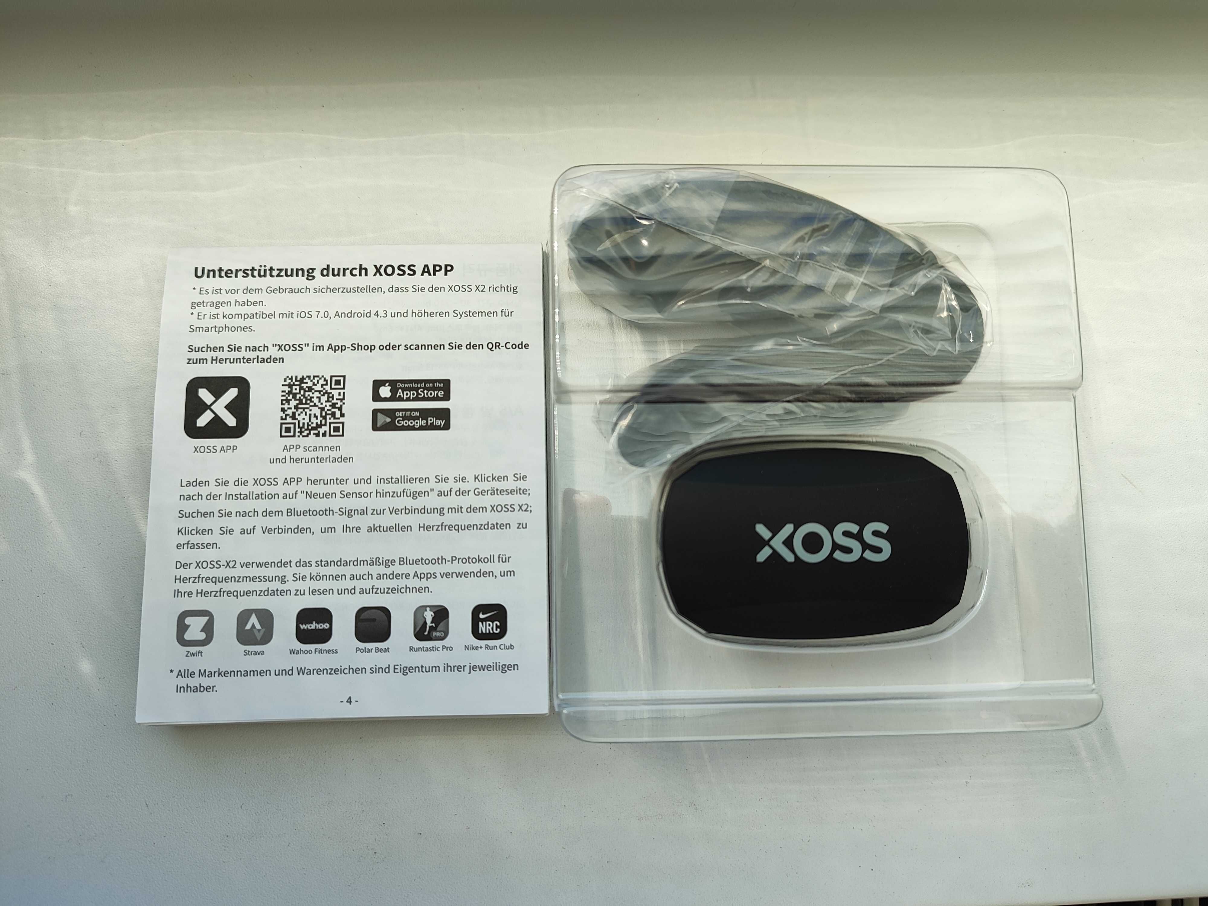 Датчик нагрудний серцевого ритму XOSS X2