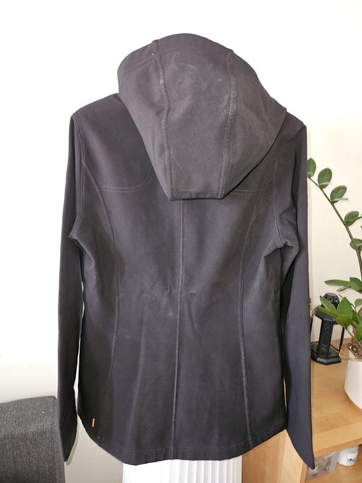 Kurtka Lucy czarna i fioletowa, sportowa zimowa narty