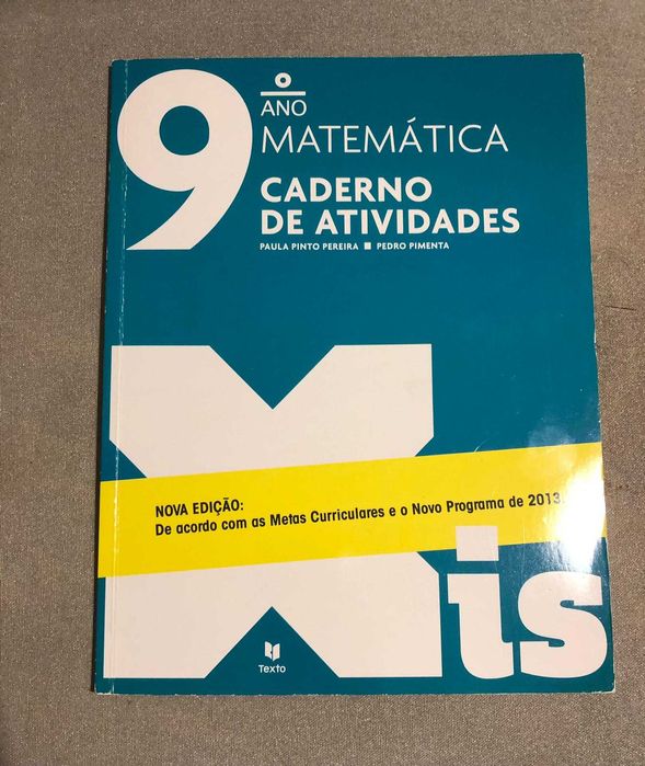 Caderno de atividades e provas globais. Matemática 9 º ano
