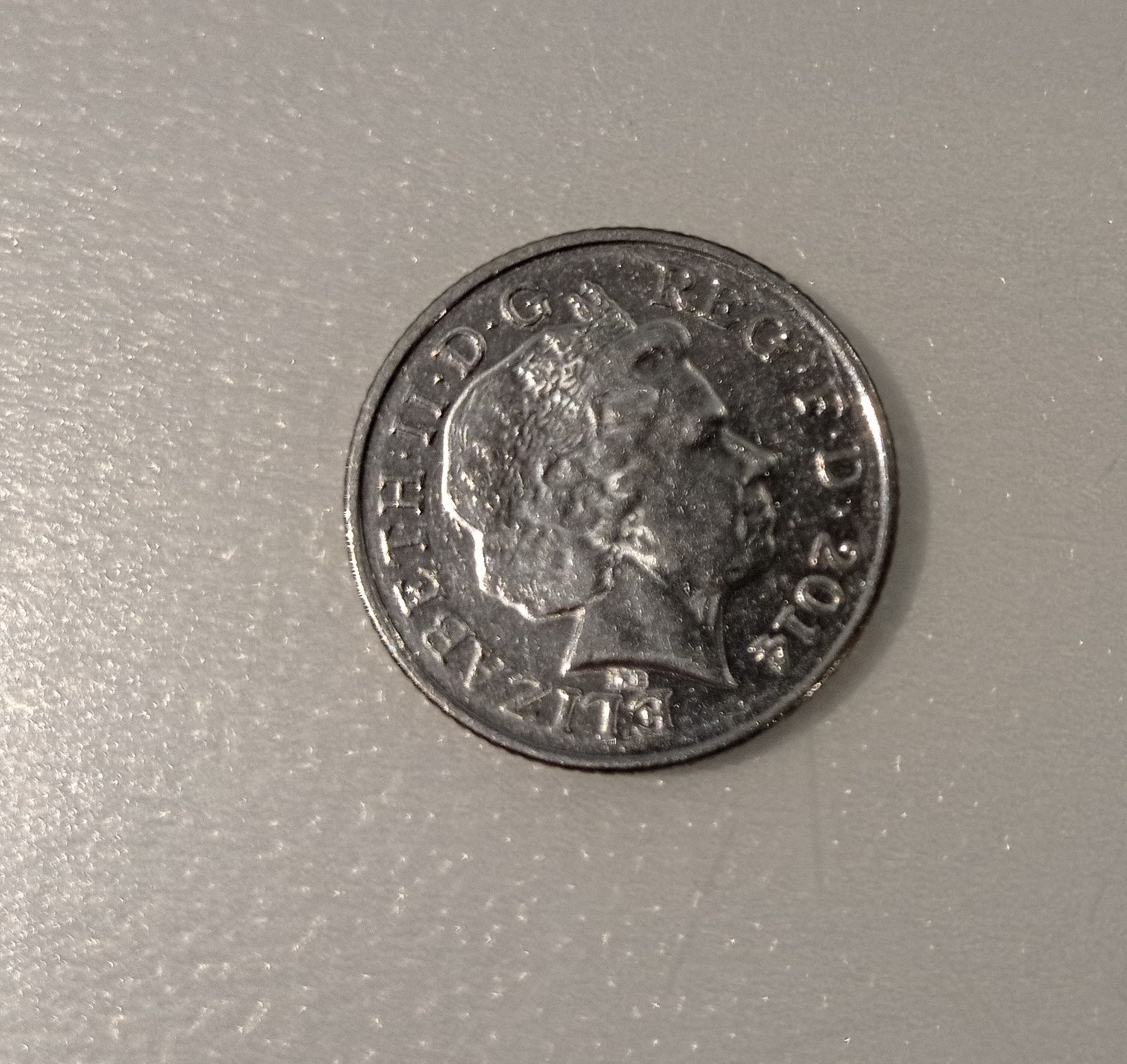 Moeda Ten Pence 2014 Elizabeth II