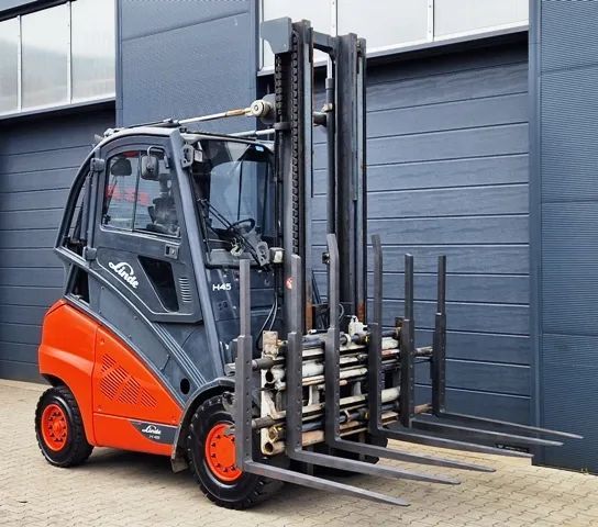 Linde h45  linde h45 2012 kabina podwyższona ogrzewanie pozycjoner 3 palety