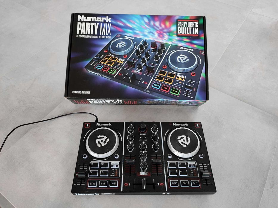 Kontroler Dj Numark Party Mix konsola mikser z RGB