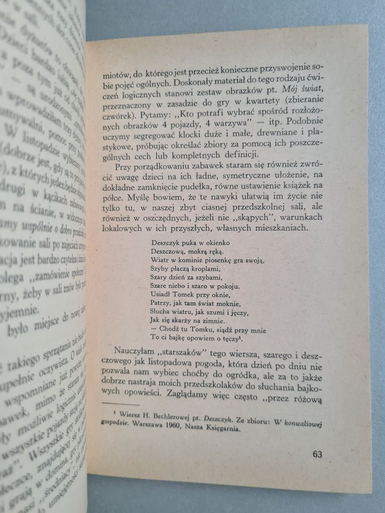 Z dziennika wychowawczyni przedszkola - Maria Dunin-Wąsowicz