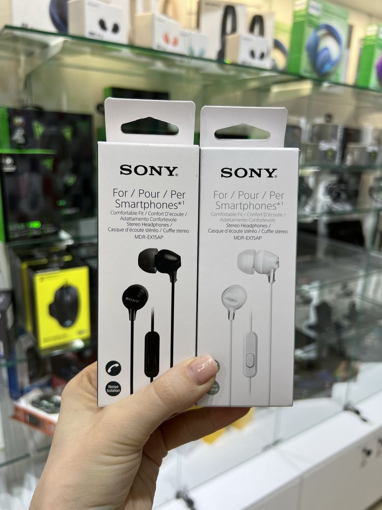 Навушники Sony MDR-EX15LP Black, White