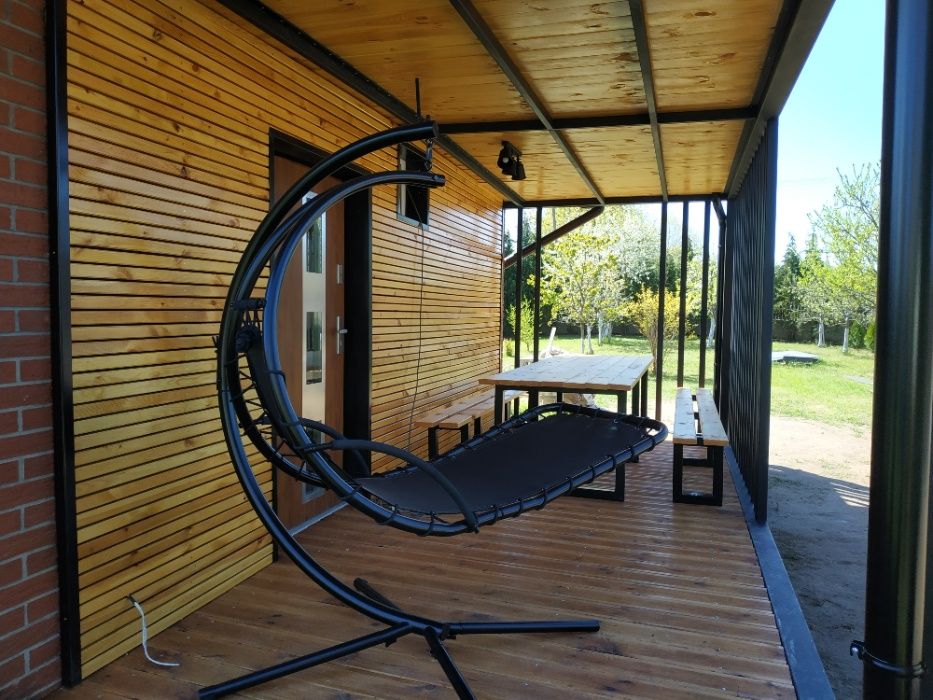 Domek całoroczny ,,Sosnovia" Mazury , balia, jacuzzi,sauna