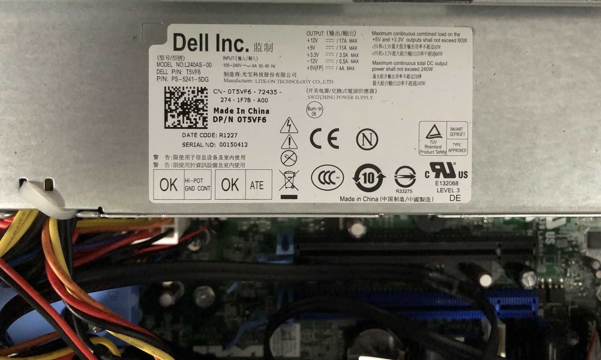 Dell OptiPlex 710\ intel i5-3470-4 Ядра\ 8 гб ddr3\ 250gb\ Для  офиса