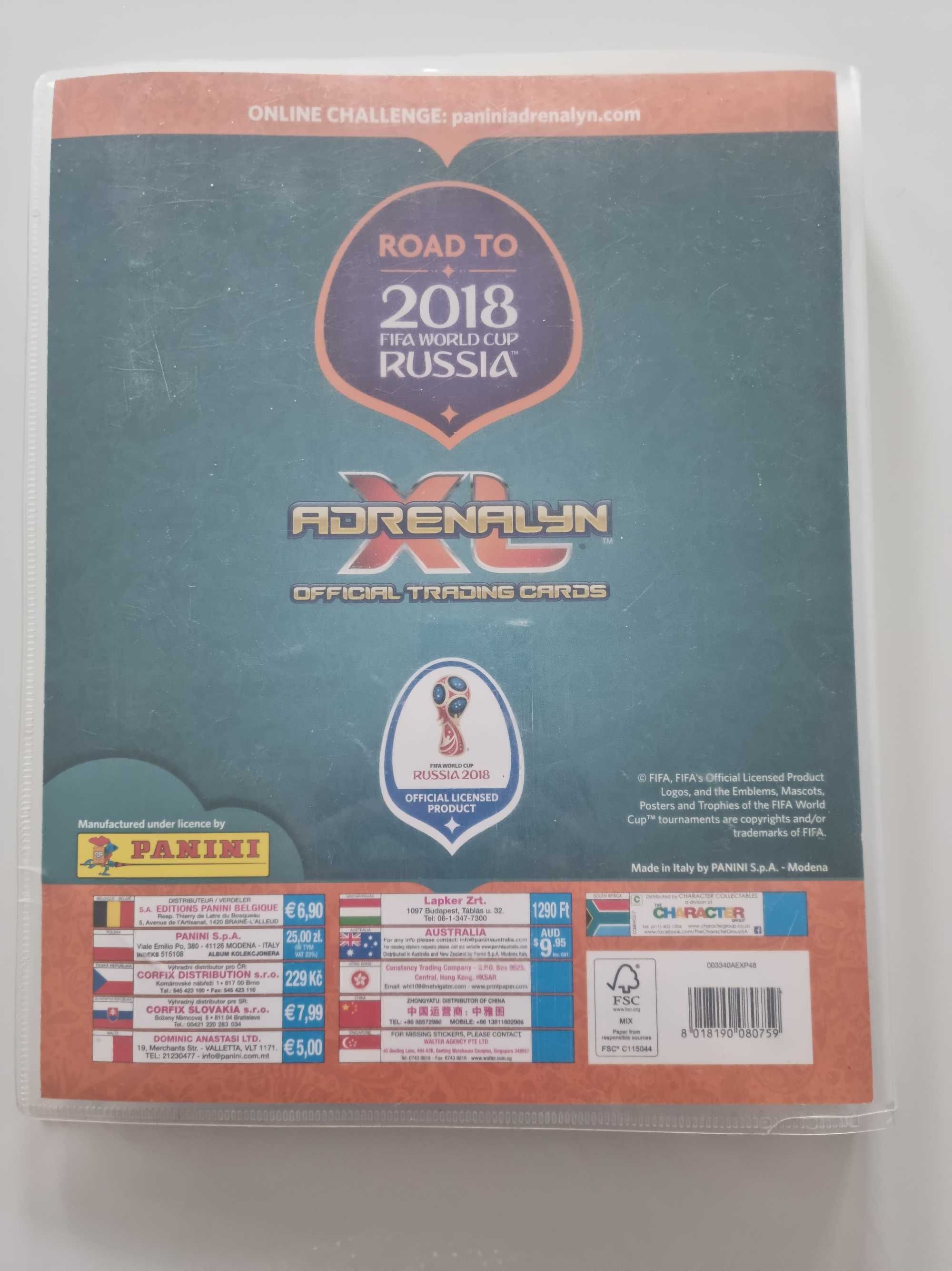 Album Panini Fifa world cup russia 2018