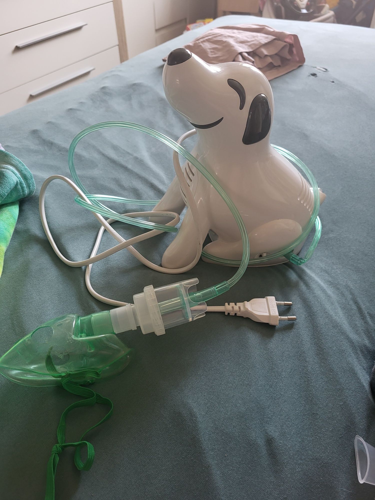 Nebulizator inhalator piesek pneumatyczno tłokowy