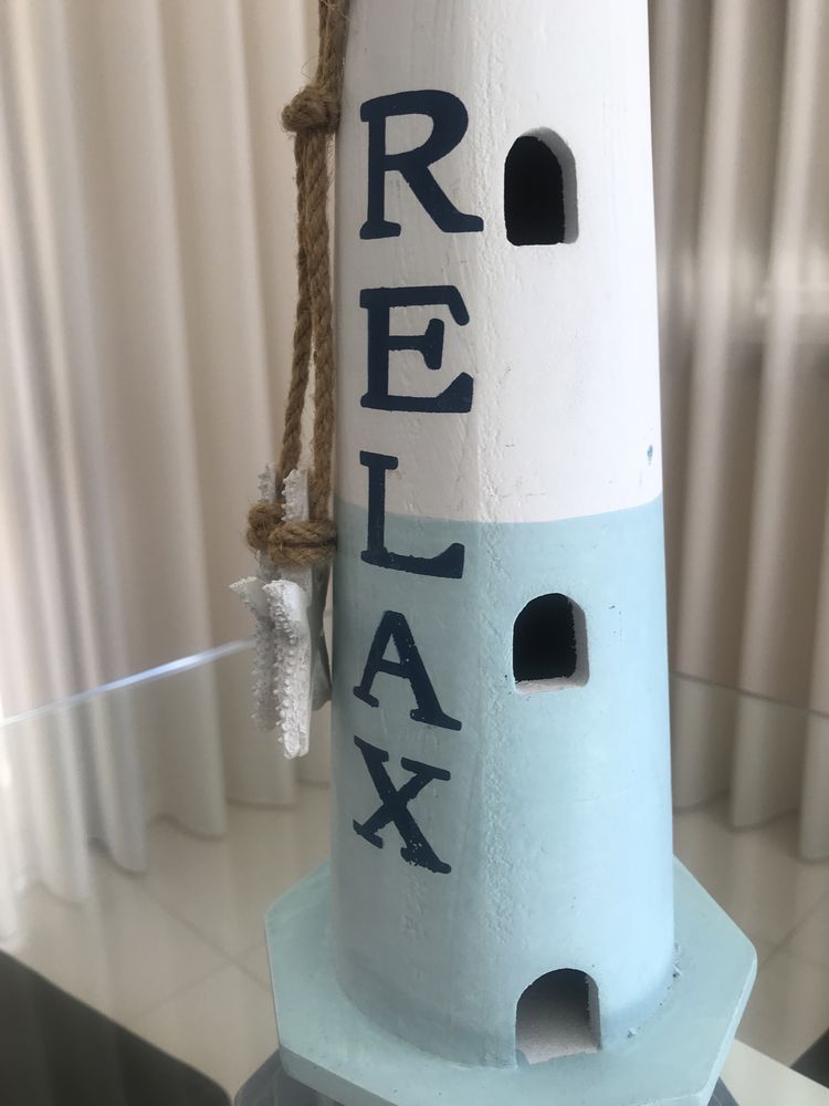 Peça decorativa Farol Nazaré grande - novo