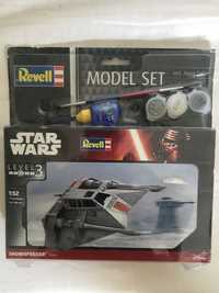 Star Wars Snow Speeder kit com tintas pincel e cola!
