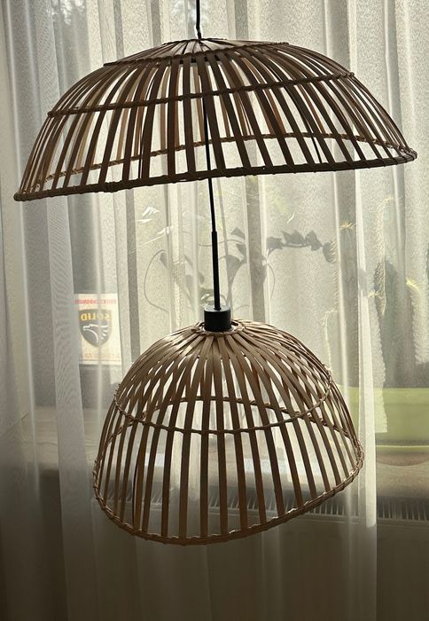 Lampa abażur boho