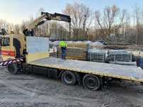 Usługi transportowe HDS transport maszyn kontener laweta dźwig TANIO
