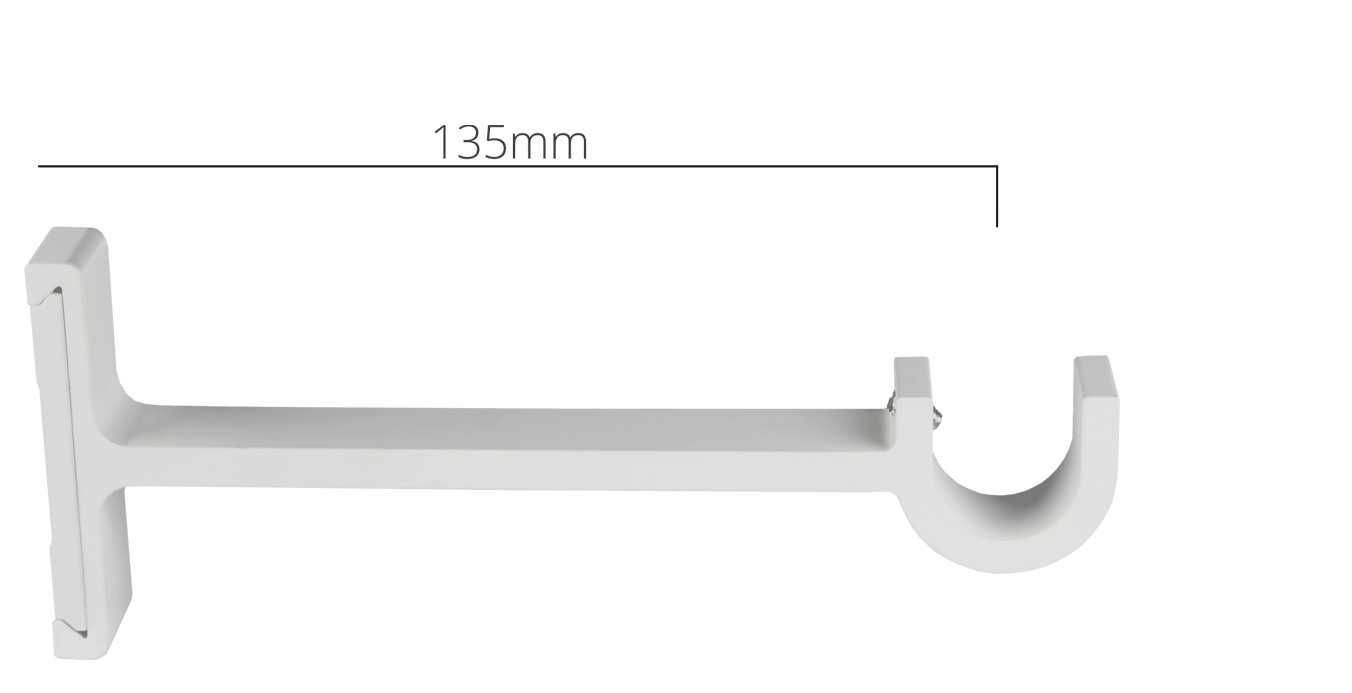Wspornik ścienny karnisza Industrial pojedynczy 19 mm – Bojanek 4sz