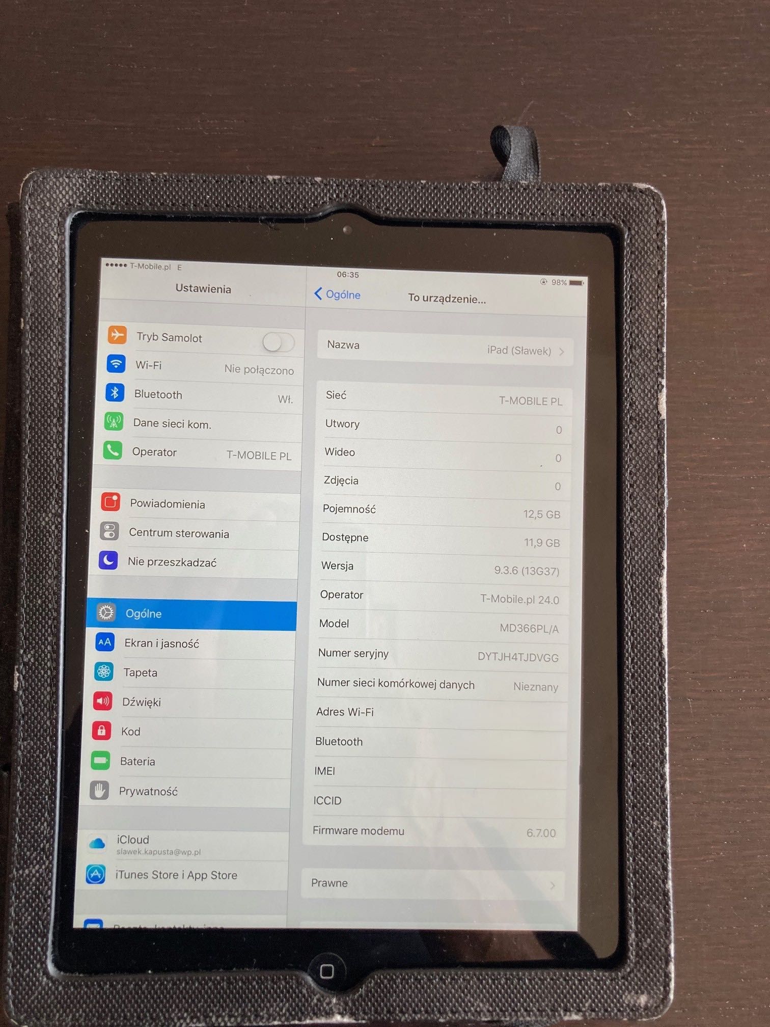 iPad Wi-Fi Cellular 16GB Black (model a1430)