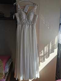 suknia ślubna w rozmiarze 38