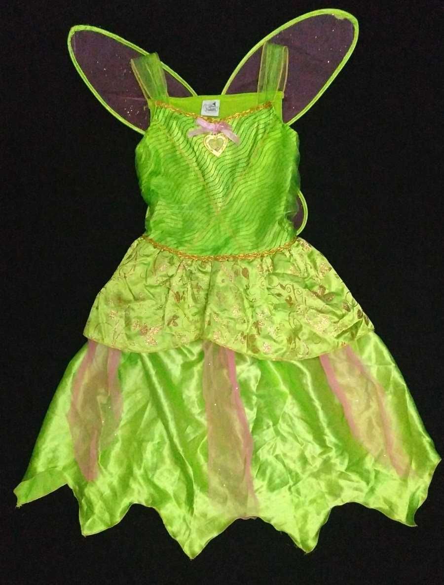 Карнавальное платье феи Динь Динь на девочку 7-8 лет, Дисней