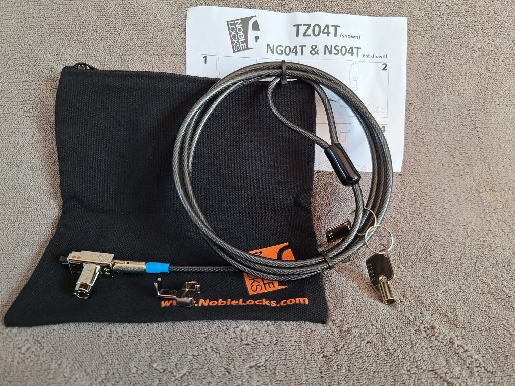 Linka zabezpieczająca Noble Combact Wedge Lock TZ04T